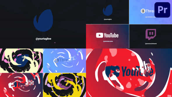 Colorful Funny Logo Opener Pack For Premiere Pro - VideoHive 51084024