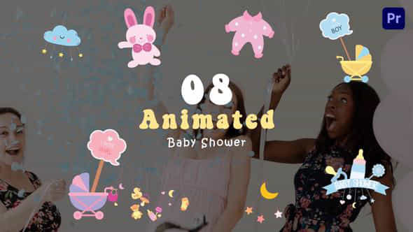 Baby Shower Vector - VideoHive 47882151