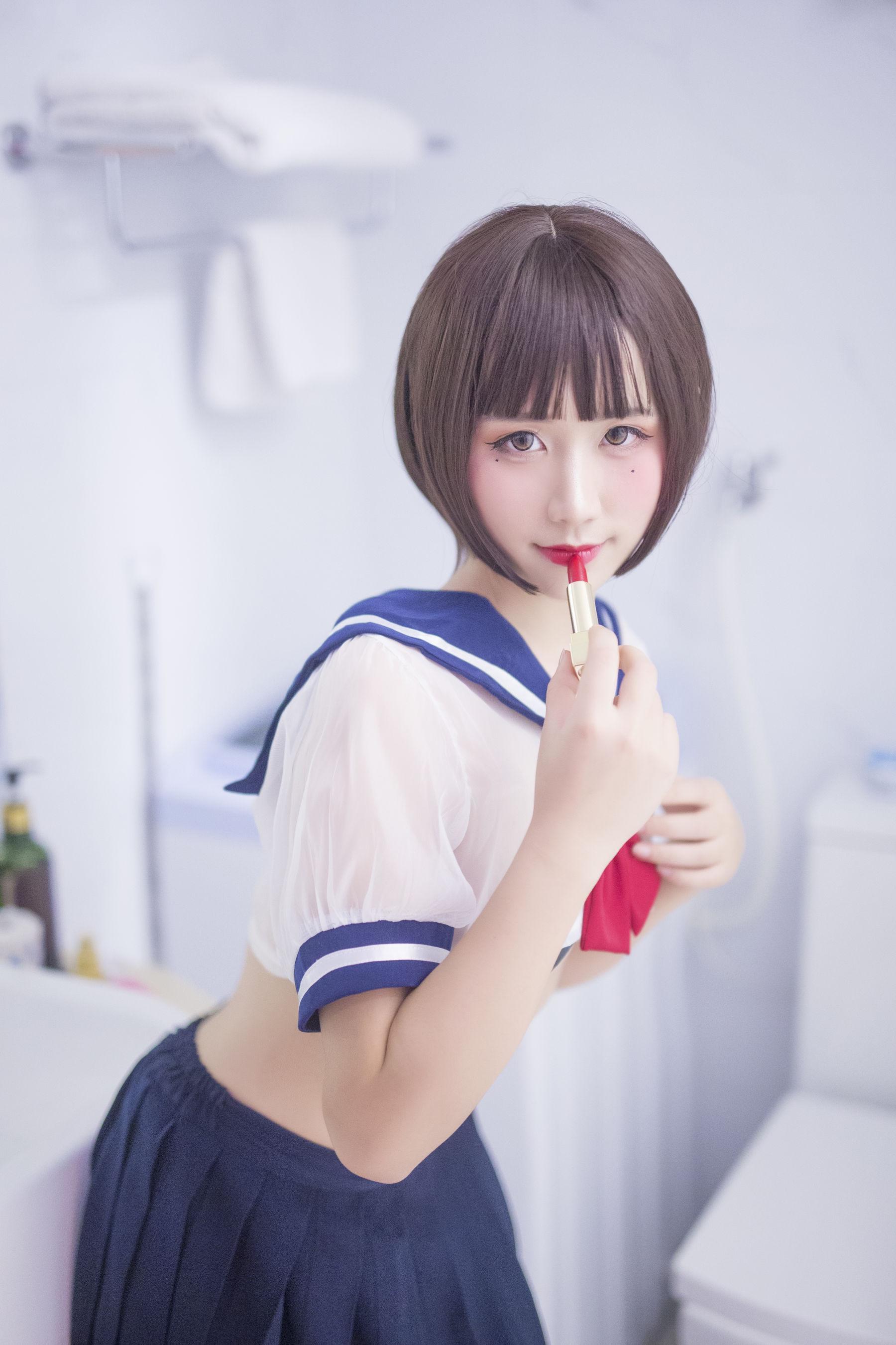 Coser九曲Jean 《JK透明制服》 写真集(15)