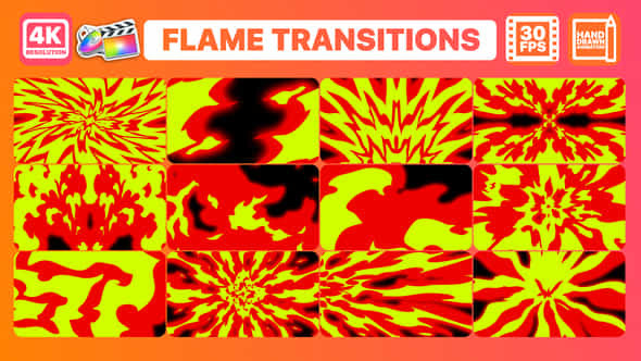 Flame Transitions - VideoHive 30169879