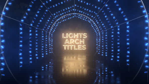 Lights Arch Titles - VideoHive 47838844