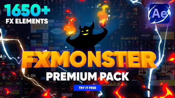 FX MONSTER - Premium Pack - VideoHive 32201381