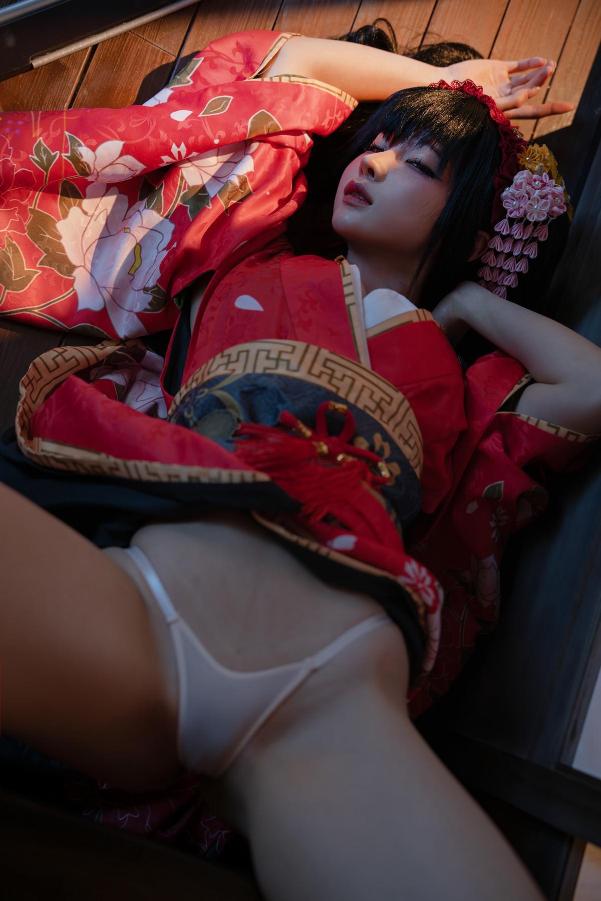 Cosplay 蠢沫沫Chunmomo 狂三和服 Kurumi Set.01(38)