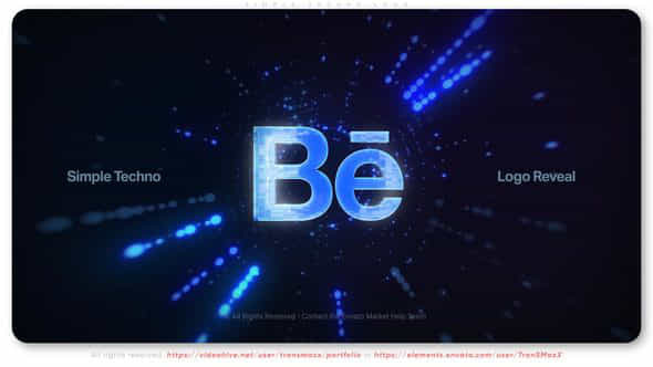 Simple Techno Logo - VideoHive 44960767