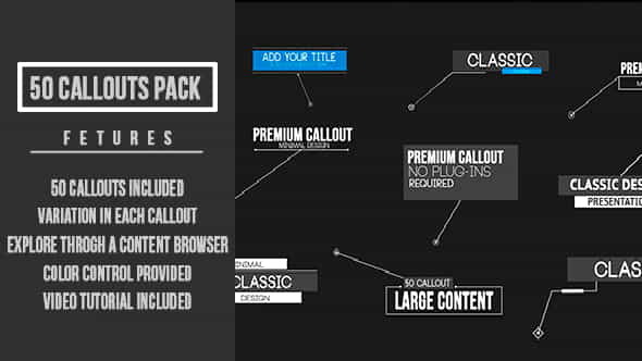 Callout Pack - VideoHive 19308504