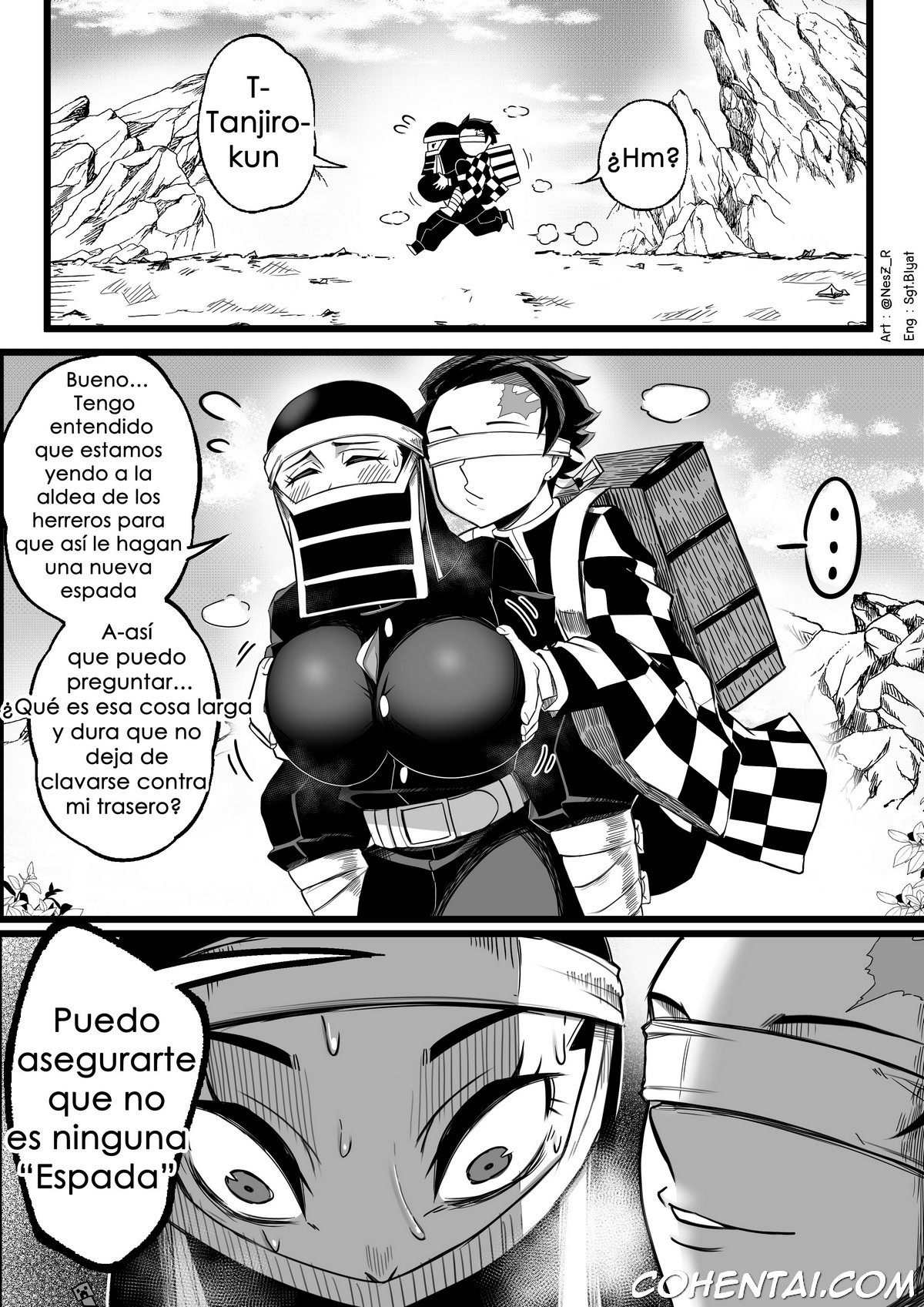 Kakushi ch.1-2 (Kimetsu no Yaiba) xxx comics manga porno doujin hentai español sexo Kakushi Kimetsu No Yaiba | Demon Slayer Tanjirou Kamado