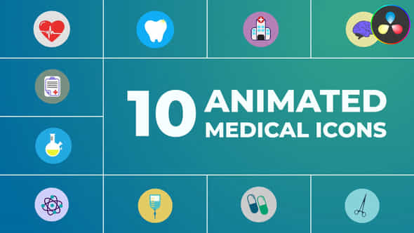 Animated Medical Icons - VideoHive 45981000