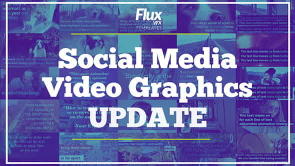 Social Media Video Graphics Pack - VideoHive 14683930