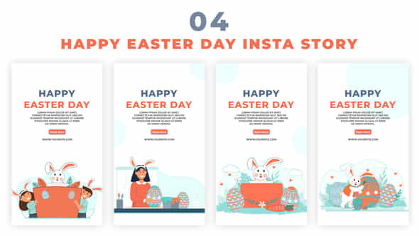 Happy Easter Day - VideoHive 39042580