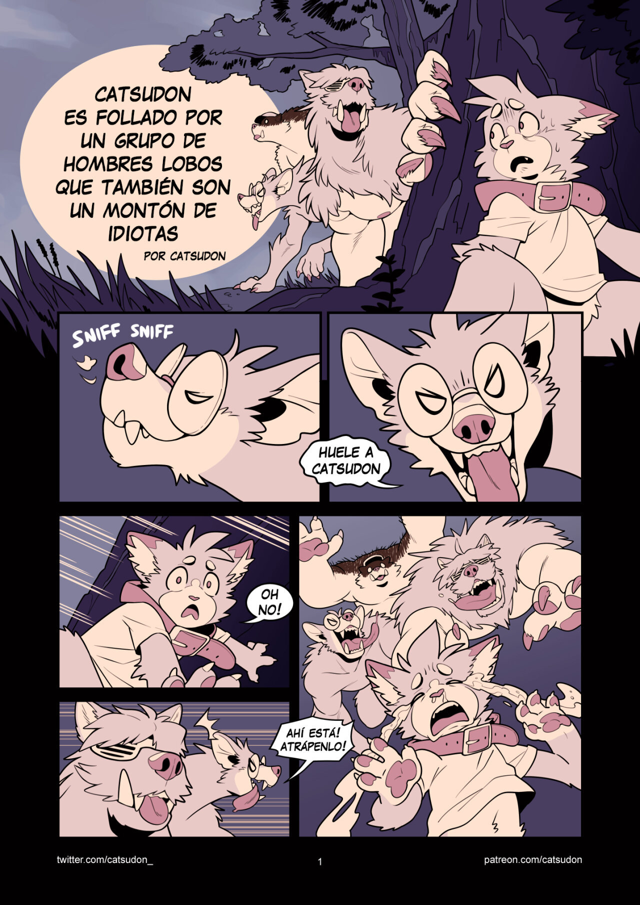 Catsudon Gets Gangbanged In the Woods By Werewolves Who Are Also a Bunch of Dorks - 0