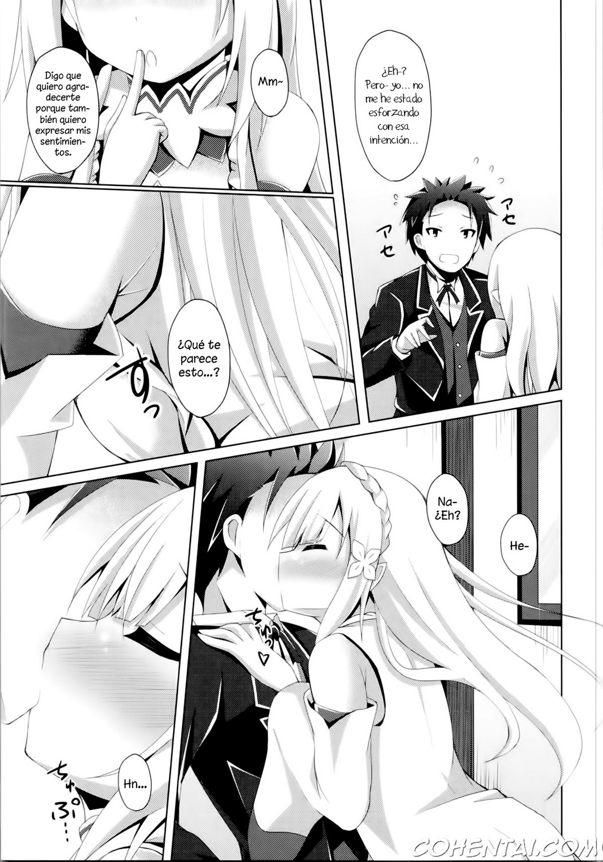 E・M・T to Kyou mo Ore wa Sakebu (Re:Zero kara Hajimeru Isekai Seikatsu) xxx comics manga porno doujin hentai español sexo 