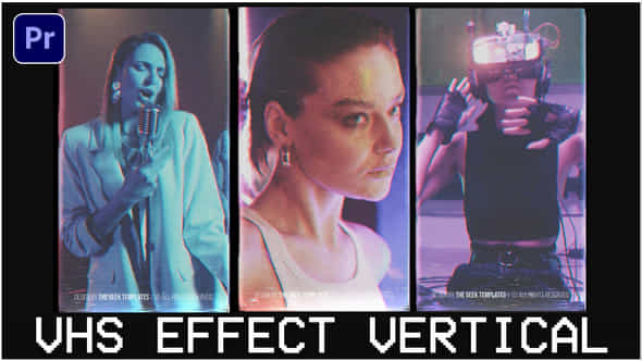 Vhs Effect Vertical I Tiktok Shorts Reels I Premiere - VideoHive 56753077
