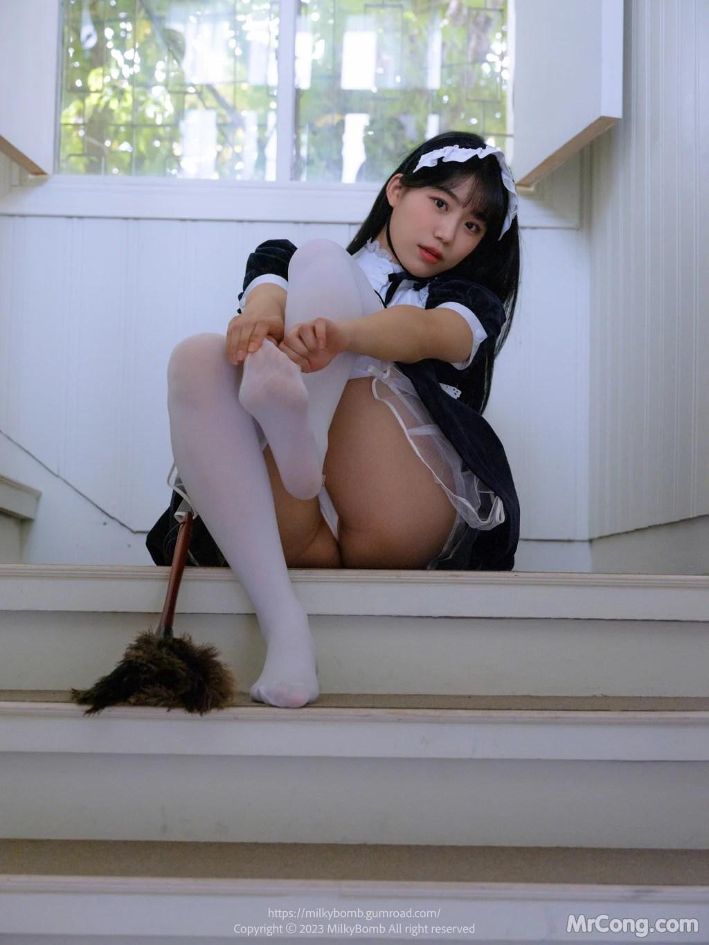 [MilkyBomb] Yui: Vol.3 Maid (291 photos )(27)