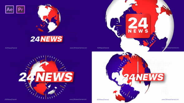 Broadcast 24 News Channel - VideoHive 25735277