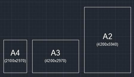 A2、A3、A4图纸