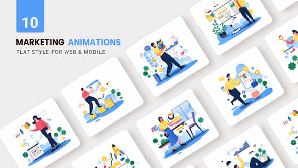 Business Maketing Animations - VideoHive 38247074