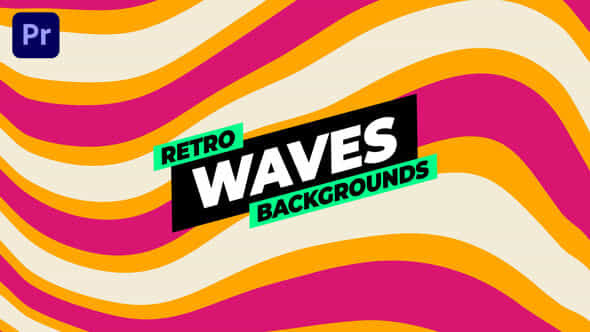 Retro Waves Backgrounds - VideoHive 51711006