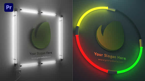 Neon Logo Premiere Version | VideoHive 34918253