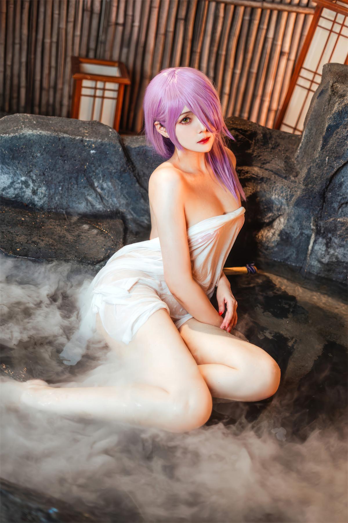 Cosplay Natsuko夏夏子 碧蓝航线 的里雅斯特温泉夜(16)