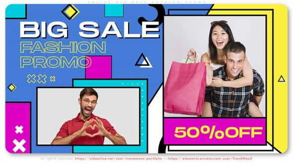 Online Big Sale Fashion Promo - VideoHive 33060404