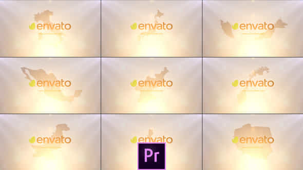 World Countries Logo - VideoHive 37458400