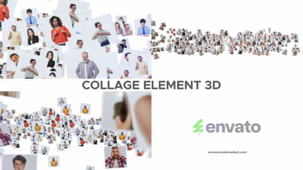 Collage E3d Intro Ae - VideoHive 57456875