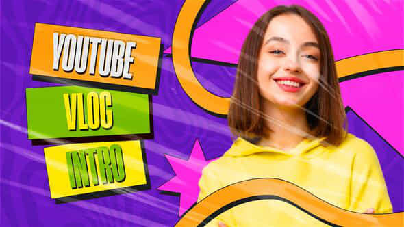 Colorful Youtube Podcast Intro - VideoHive 54566452