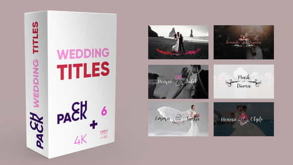 Wedding Titles - VideoHive 38159792