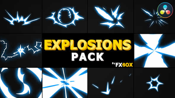 Flash Fx Explosion Elements Davinci Resolve | VideoHive 33681764