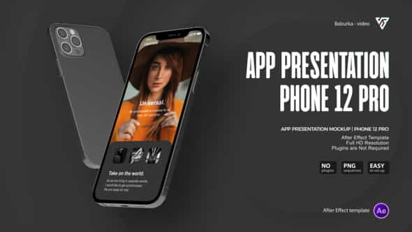 App Presentation Mockup | Phone - VideoHive 29481373