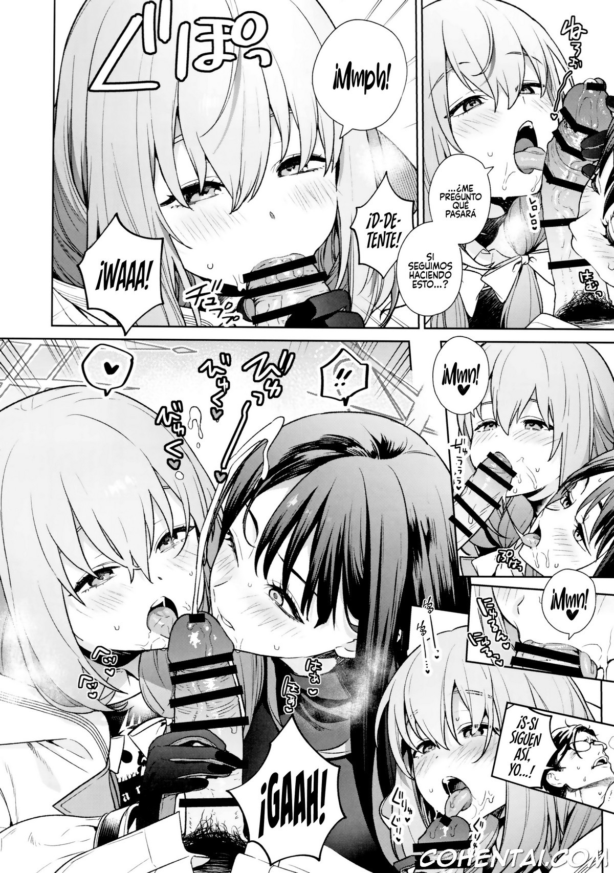 Saori to Atsuko ni Obenkyou Oshieru Hon (Blue Archive) xxx comics manga porno doujin hentai español sexo 