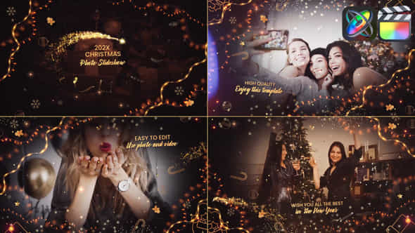 Christmas Photos Slideshow For Fcpx - VideoHive 49496524