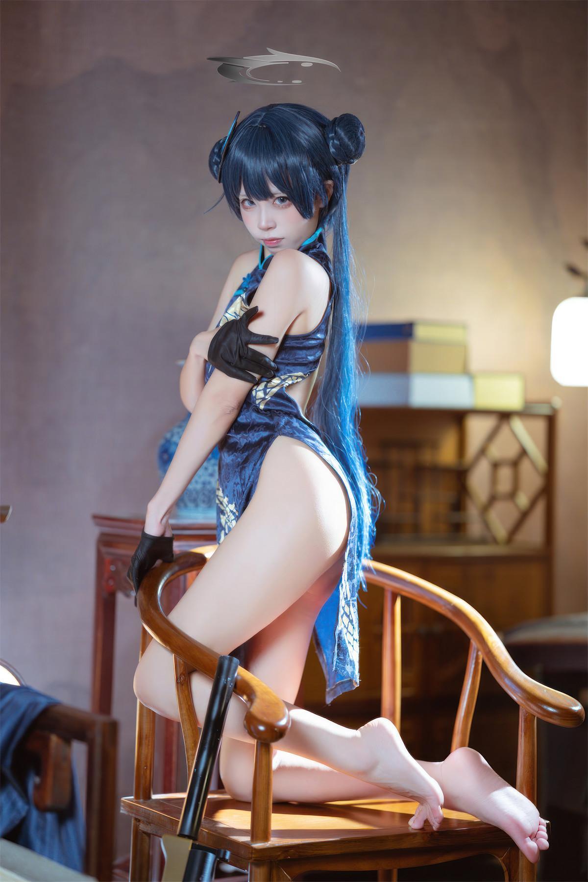 Cosplay 是三不是世w 碧蓝档案 妃咲旗袍(10)