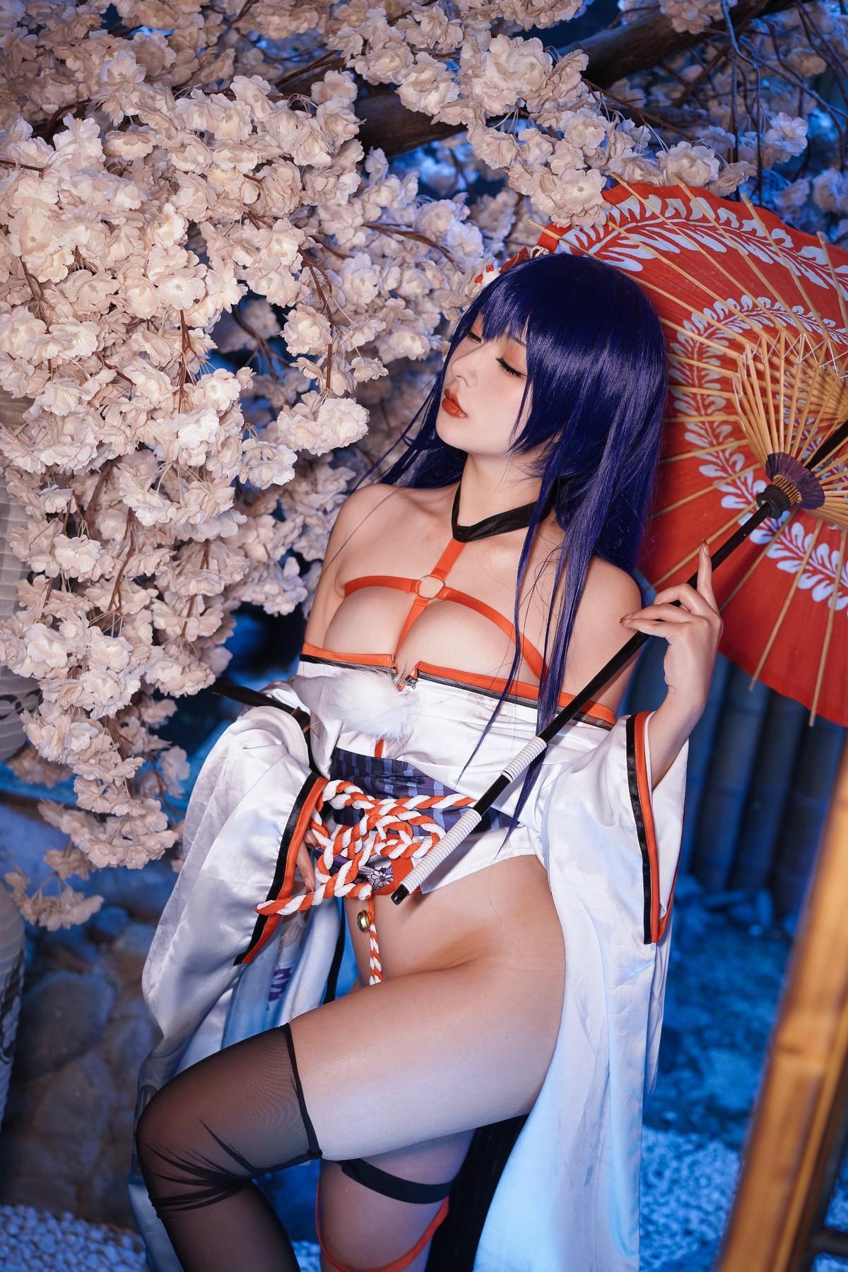 Cosplay Yuuhui玉汇 EroPhone Re 真子-和服抹油 Set.01(21)