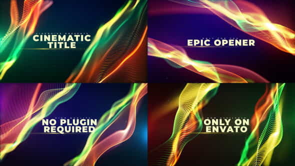 Abstract Particle - Form Cinematic - VideoHive 27240887