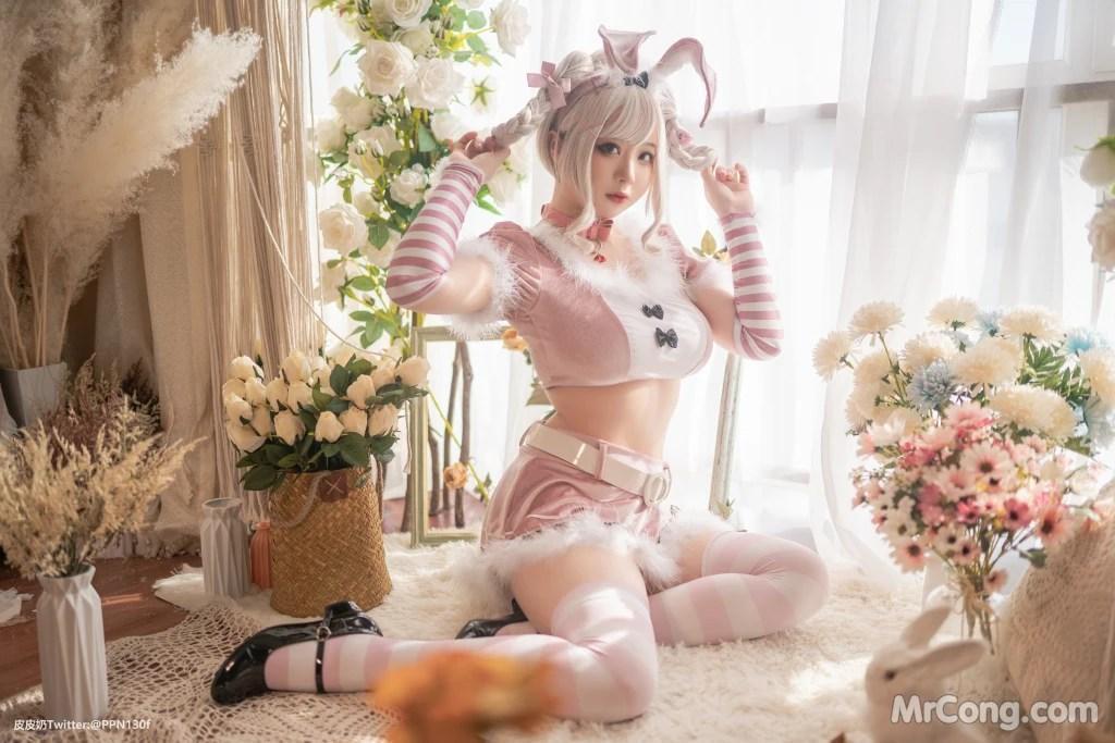 Coser@皮皮奶可可爱了啦: 粉色兔兔 (70 photos)(5)