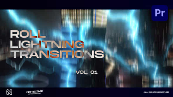 Lightning Roll Transitions Vol 01 For Premiere Pro - VideoHive 50747688