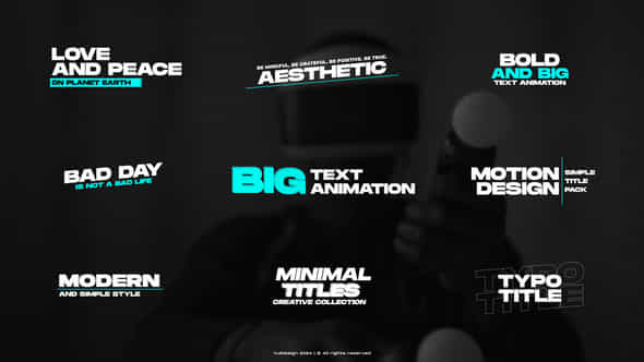 Big Text Animation Ae - VideoHive 52723990