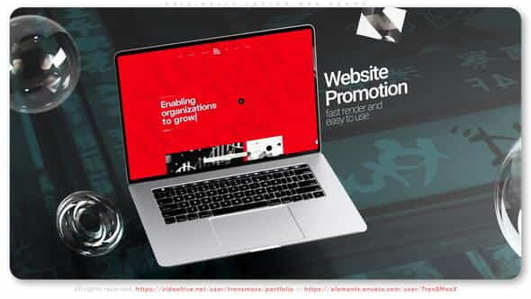 Originally Laptop Web Promo - VideoHive 36000296