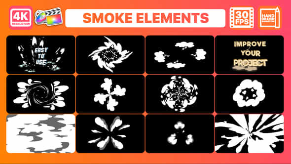 Smoke Elements and - VideoHive 37480729