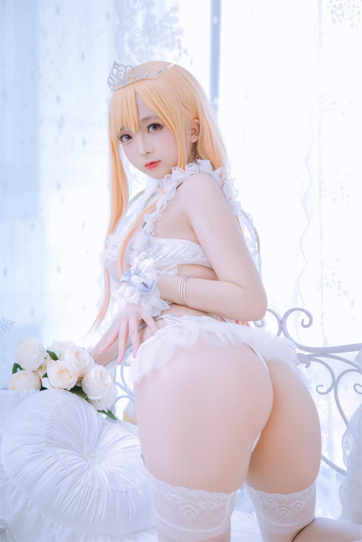 Cosplay Rinaijiao日奈娇 喜多川海梦 花嫁(13)