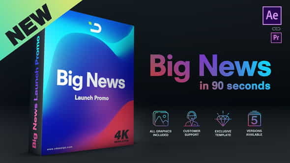 Big News in 90 Seconds - VideoHive 22861487