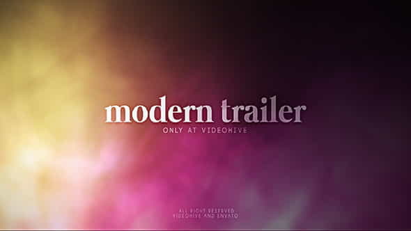 Modern Trailer - VideoHive 20836939