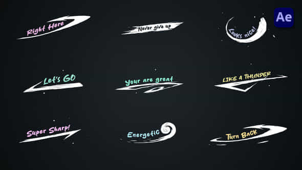 Brush Scribble titles - VideoHive 46879942