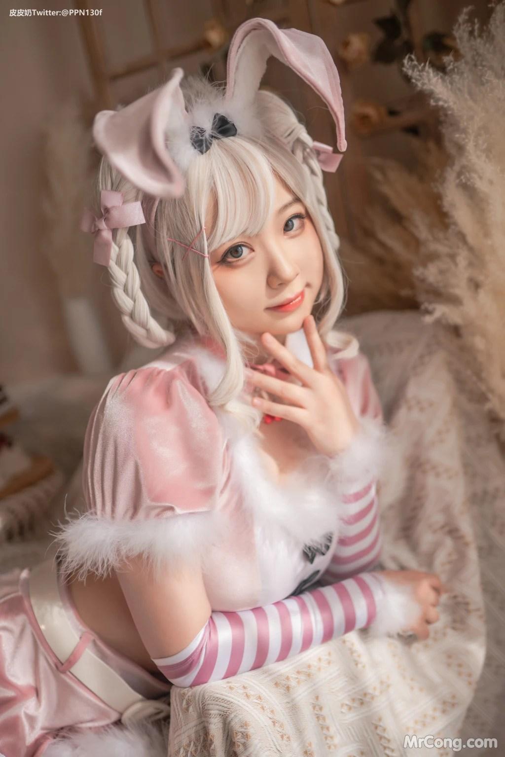 Coser@皮皮奶可可爱了啦: 粉色兔兔 (70 photos)(11)