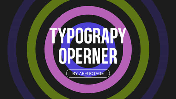 Typography Intro - VideoHive 56289597