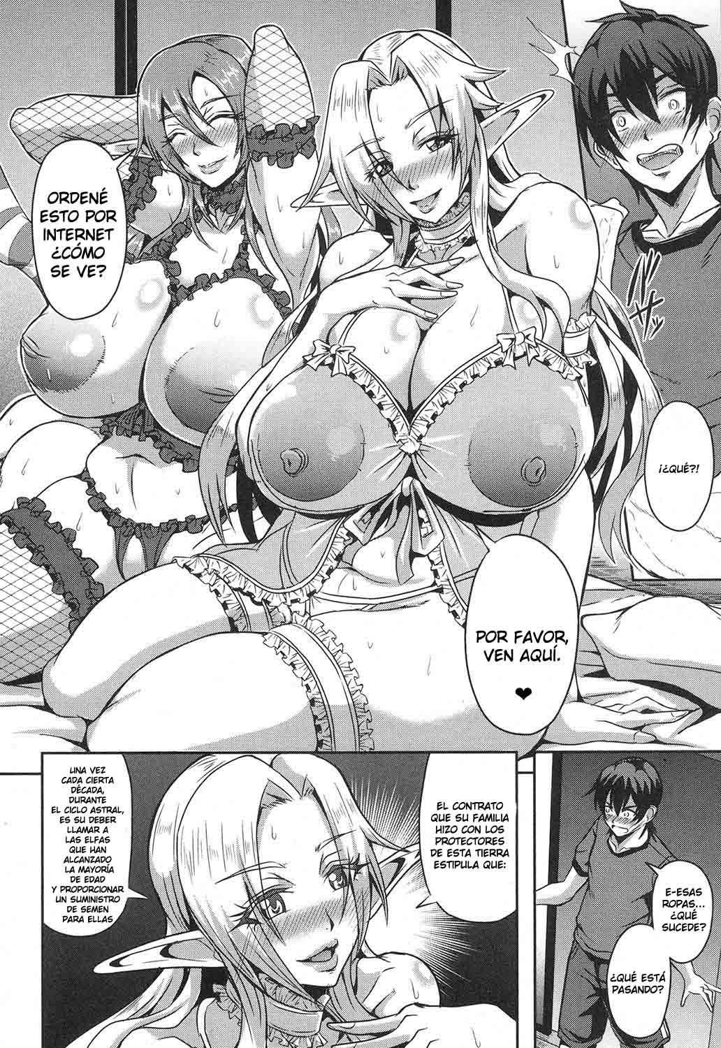 Baby-making contract with a harem of forest elves - 9