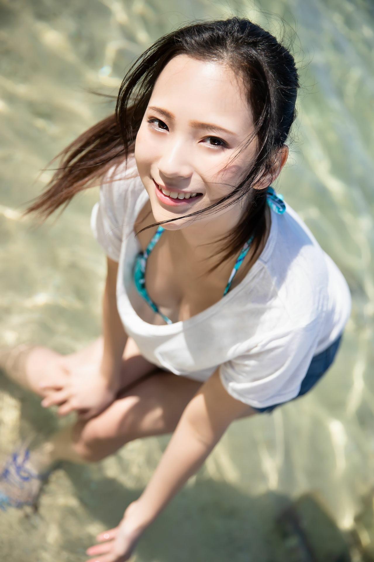 Miho Machiyama 街山みほ, idolpost 写真集 「煌めく紺碧の」 Set.01(2)