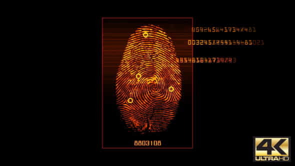 Fingerprint Scan v3 - VideoHive 16851210