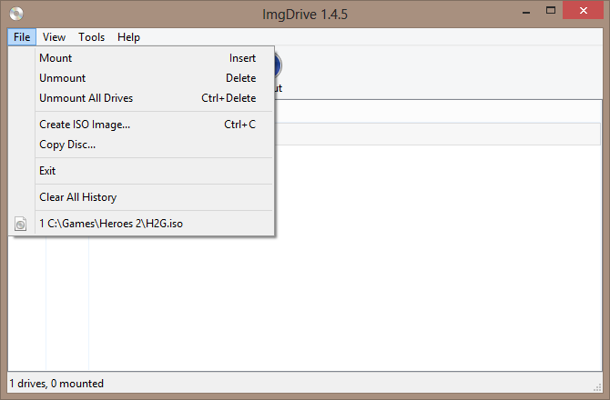 instal ImgDrive 2.1.2 free